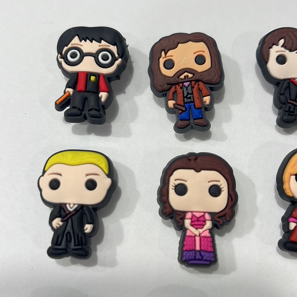 HARRY POTTER POP FUNKO JIBBITZ CROC CHARMS SET OF 12 - Picture 2 of 6